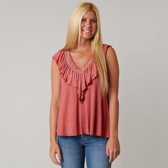 Gimmicks Washed High Low Hem Top - Picture 1 of 9